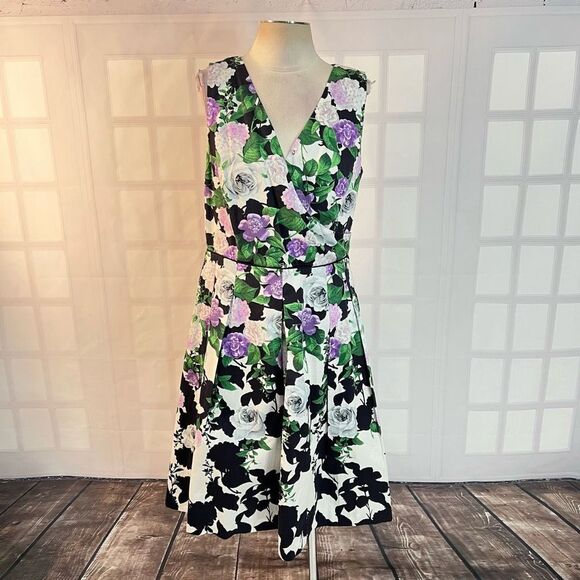 Talbots the Oprah collection NWT floral midi dress size 12 - Picture 3 of 16